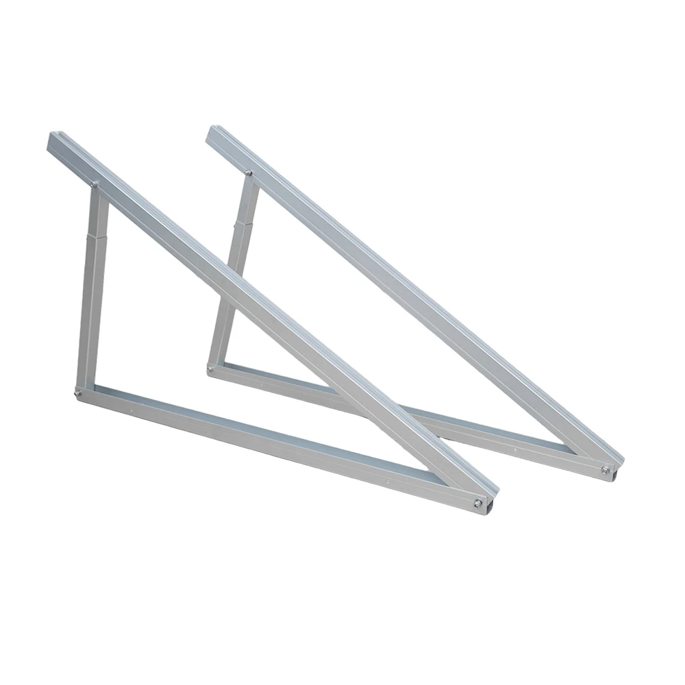 Adjustable Solar Mounting System  Flat Roof Solar Mounting Structure Aluminum Rail