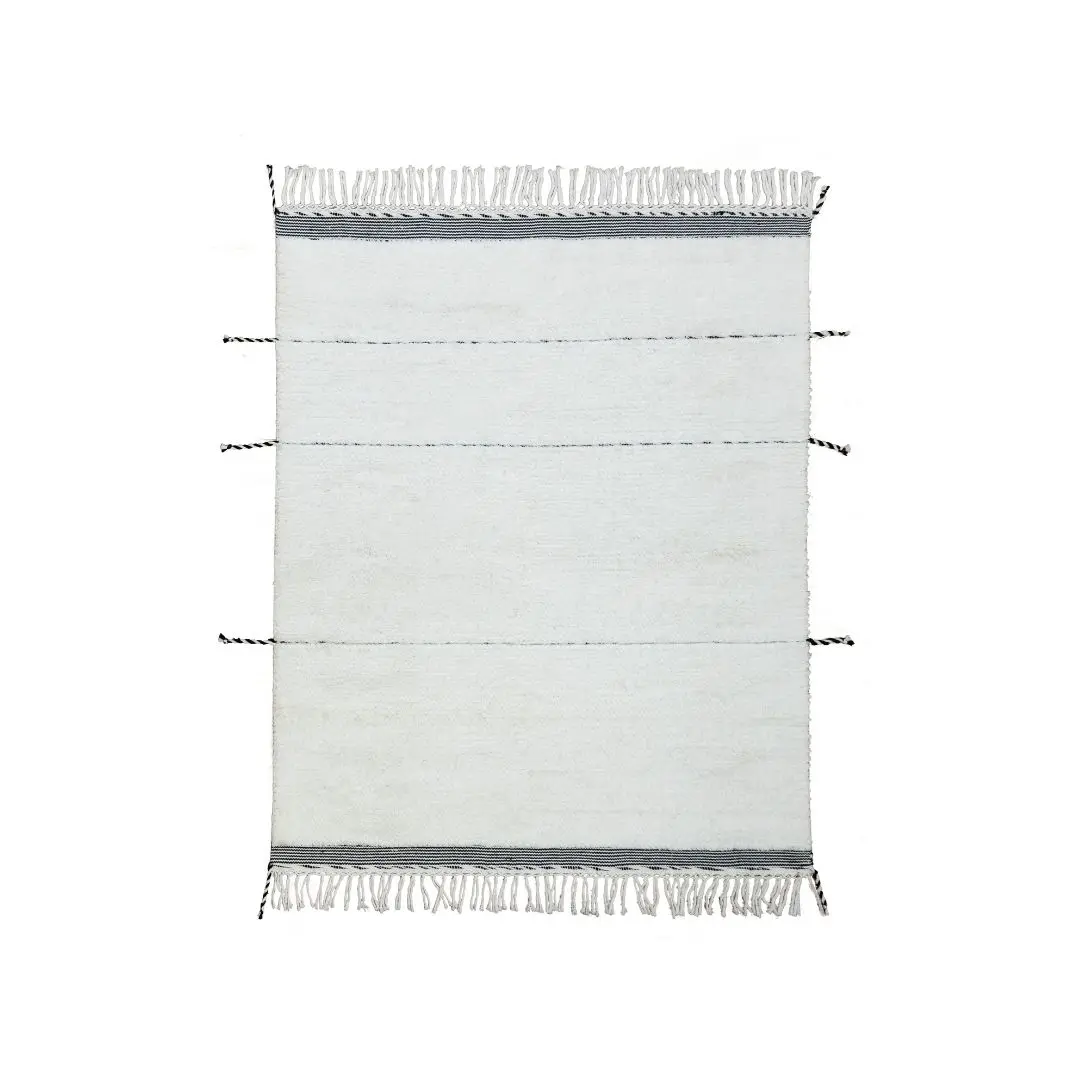 Luxury Premium Quality Handmade Wool Bamboo Silk Carpet Embroidered Modern Style Handwoven Rugs on Sale for Room Decor