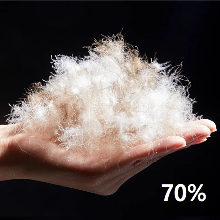 high cleanliness natural raw materials wholesale 90% washed grey goose down feathers