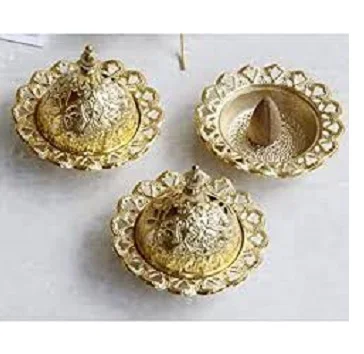 Metal Mubkhar Incense Burner Oud Bakhoor Jar Glass Burner Luxury Arabic Incense Burner