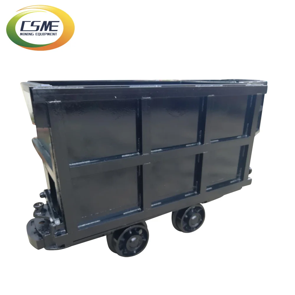 Ready to Ship Underground Rail Mine Wagon Side Dump Mine Cart Curved Rail Side Dump Mining Car