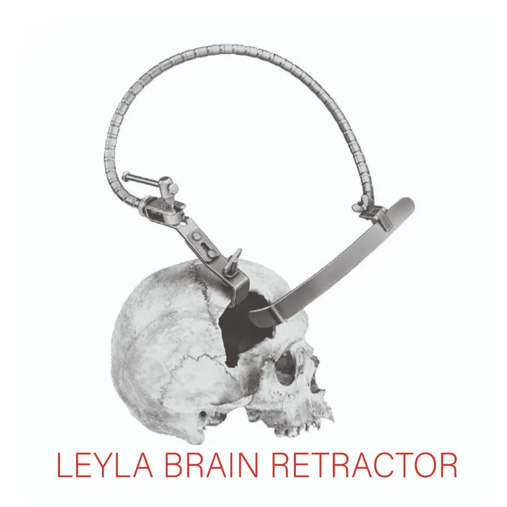 Yasargil (Leyla) Brain Retractor Neurosurgery Flexible arms COMPLETE SET with carry Wooden box Surgical Instruments