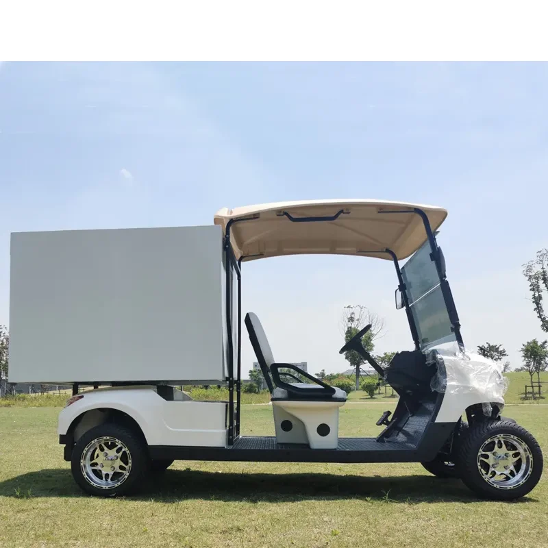 Best Price For 2 Seats Hotel Resort used electric room service food delivery golf carts with closed box For Sale
