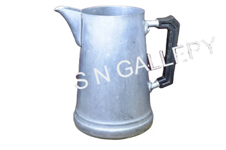 High Quality antique cast iron french Aluminium Fabulous Large Water Jug Shape Vintage Flower Vases for Garden Decor India 2022