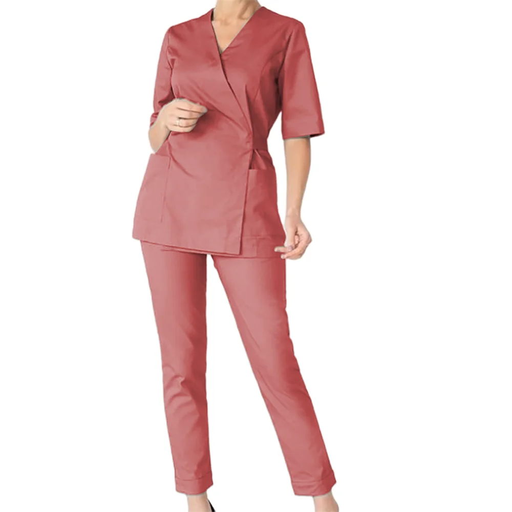 High Fashion Customized Fashionable Breathable Hospital Uniform Scrubs Suit Male Nurse Scrubs Medical Uniforms