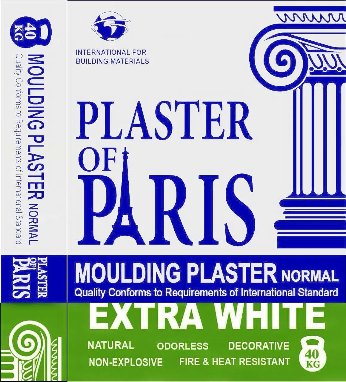 High Quality Plaster Gypsum Powder Egyptian  Origin  packaging 20&25&40 kg pp bag  Gypsum Powder Plaster Of Paris