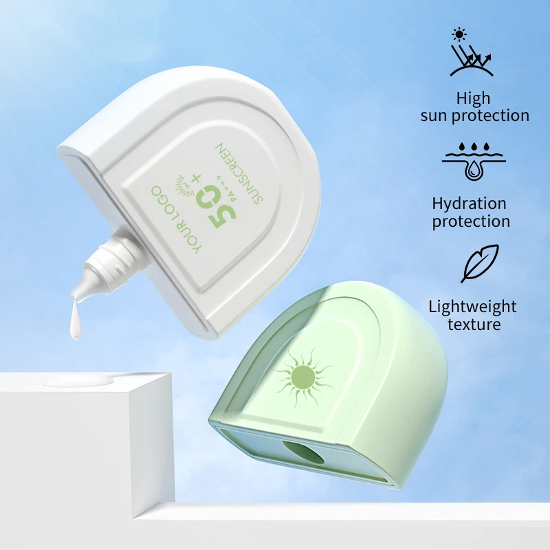 OEM Vendor Travel-size Matte Finish Titanium Dioxide Vitamin C Salisytic Acid Sunscreen Cream Body Lotion Private Label