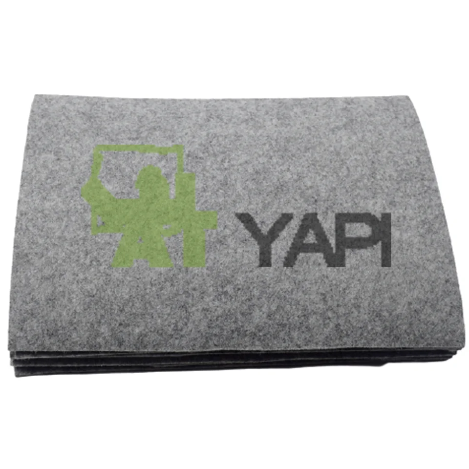 High Quality 100% Polyester Felt Fabric Recycled Laminated Nonwoven Felt Rolls Non-woven Fabric Paint Felt Underlay Carpet