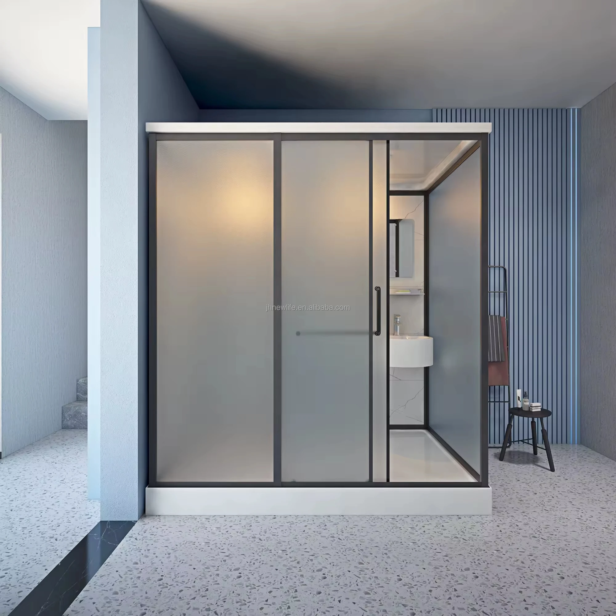 All in One Prefabricated Bathroom Integrated Bathroom Prefab Modular Bathroom