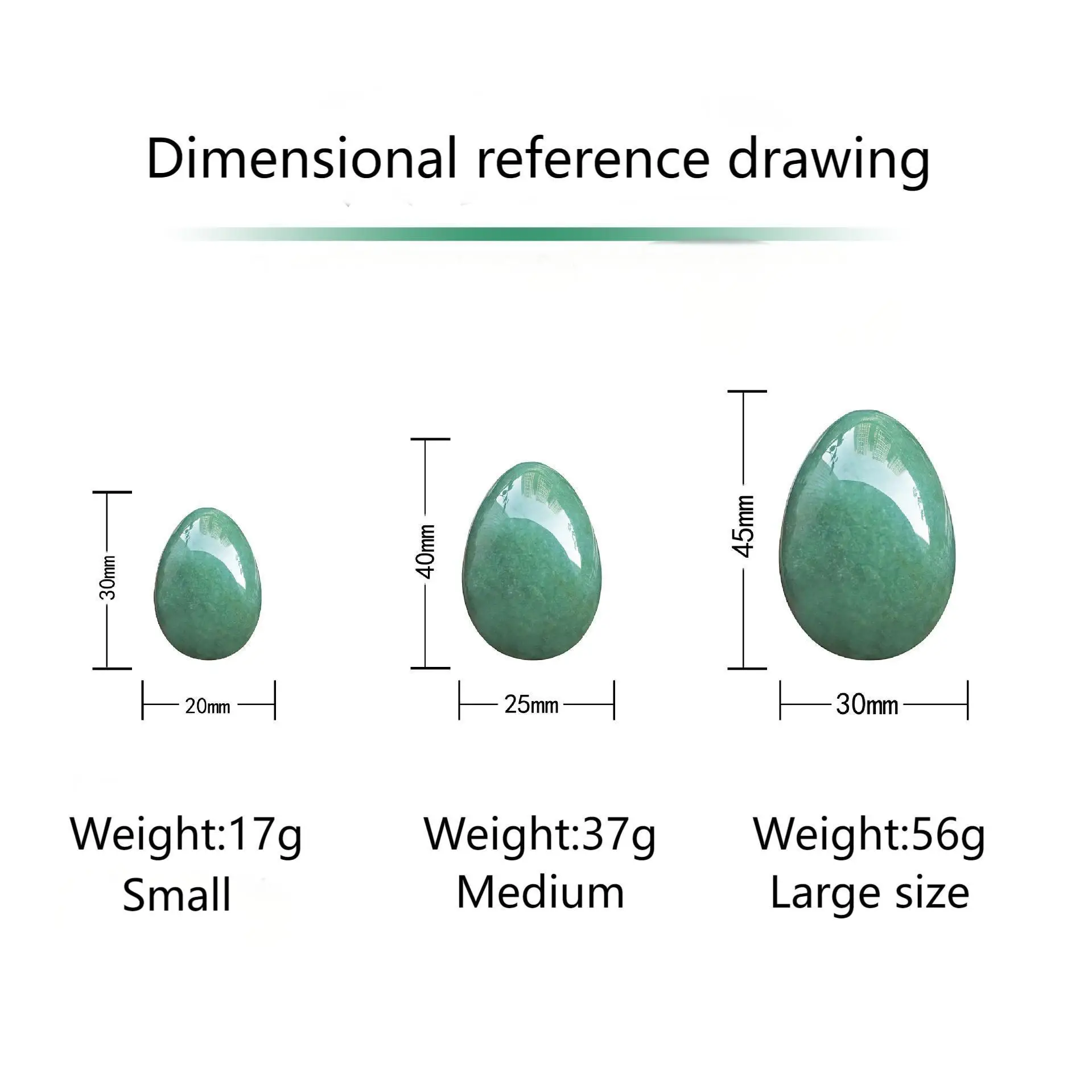 Best Quality Non-Drilled Yoni Egg/Sex Jade Egg for Vaginal Exercise Massager Direct from Chinese Supplier