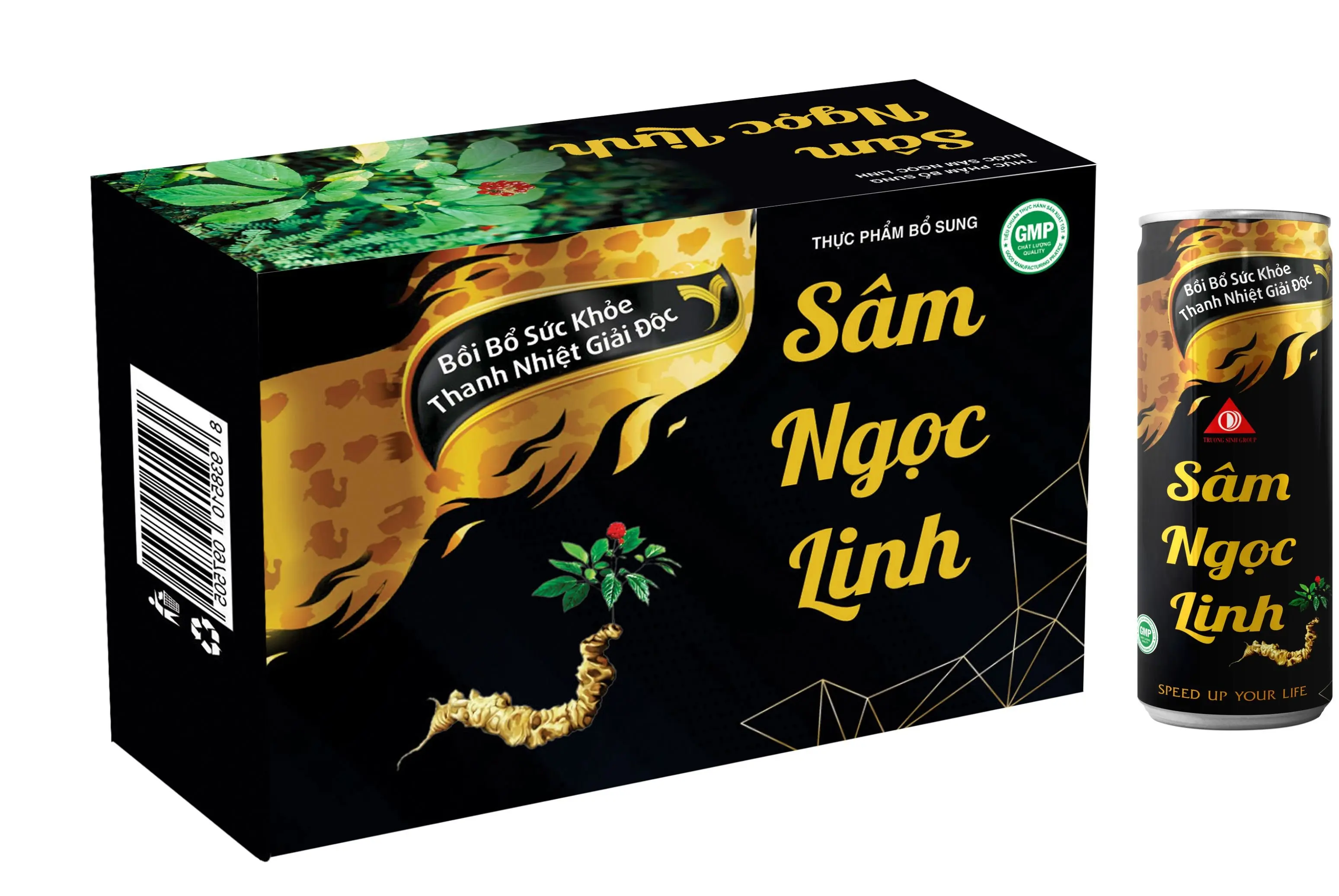 Cheap Herbal Drink From Vietnam good for health Ngoc Linh Ginseng 320ml can