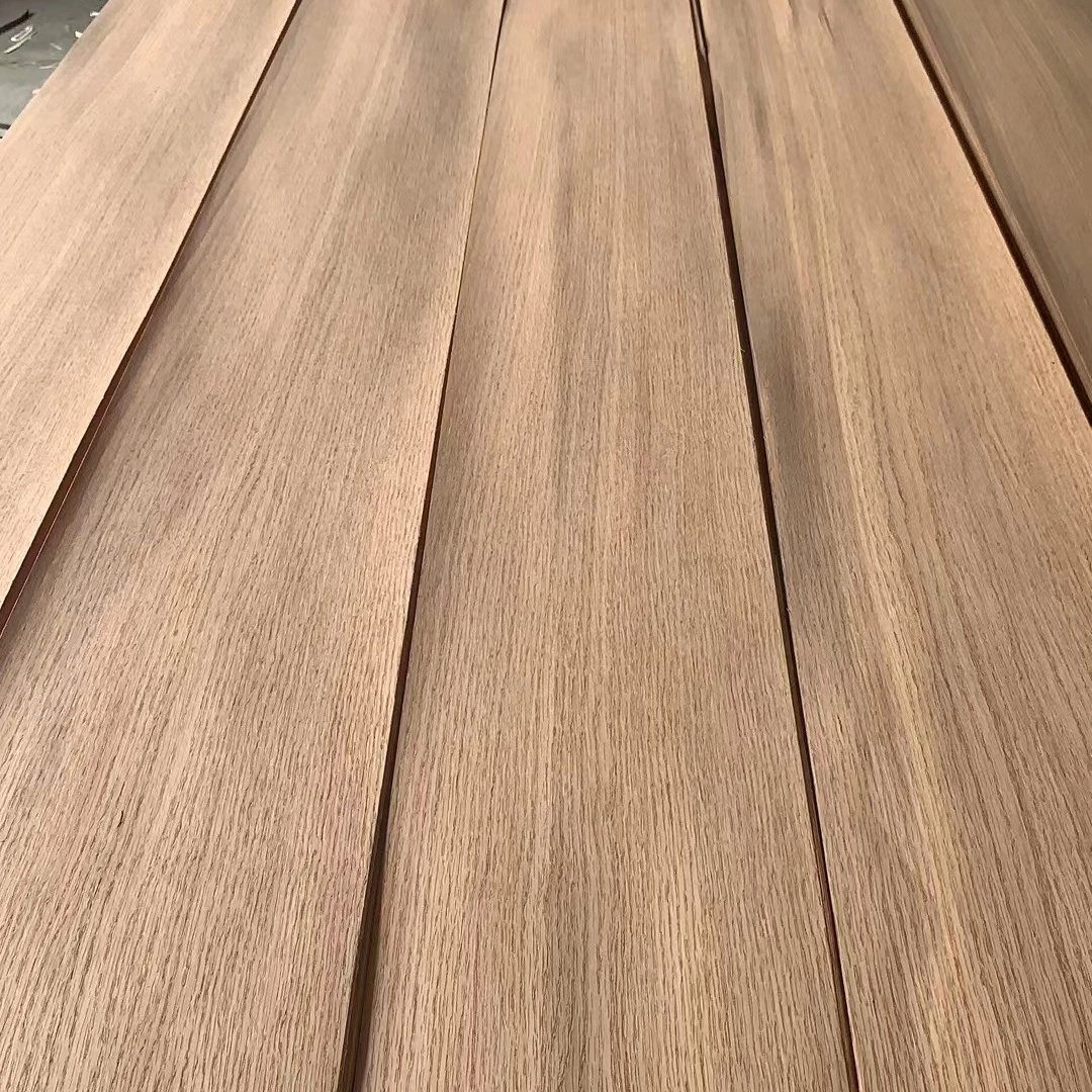 Hot Sale 0.45mm 0.5mm 0.6mm Red Oak Veneer Natural American  Oak Wood Veneer Quarter Cut