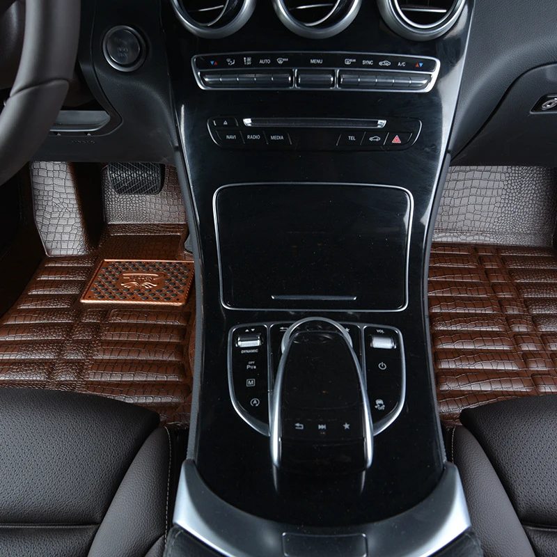 Easy Wash 5D Car Floor mat Carpet Heel Pad Anti Slip Mat Car Waterproof Leather Set Car Mats