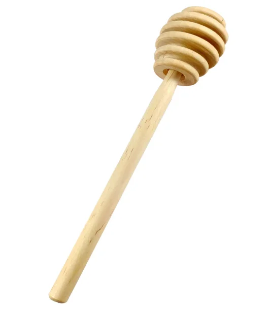 Customized Wood Honey Dipper New Design 6 Inch Kitchen Tools Wooden Stirrer Spoon Jam Best Selling Product