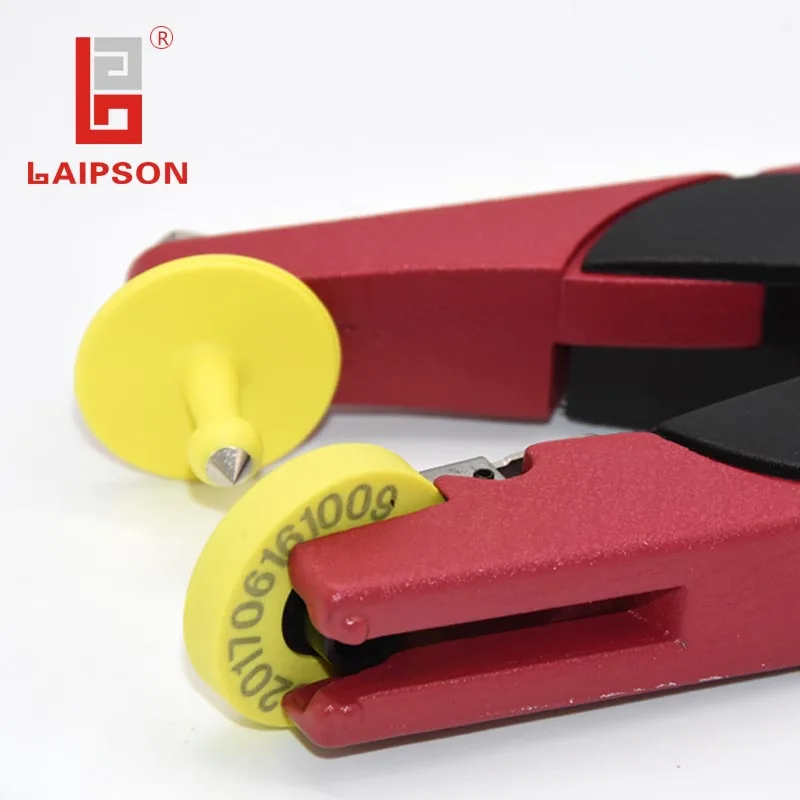 LAIPSON 860-960MHZ Alien H4 yellow UHF RFID sheep goat ear tag