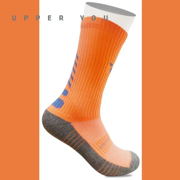 Fashion Sport Men Anti Slip Tube Trampoline Socks Soccer Football Sports Grip Socks