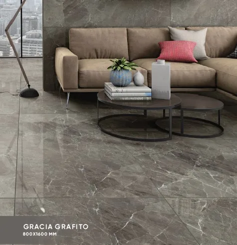 Interior Collection Polished Porcelain Slab Tiles In Size Of 800x1600mm Having High Gloss Finish Surface