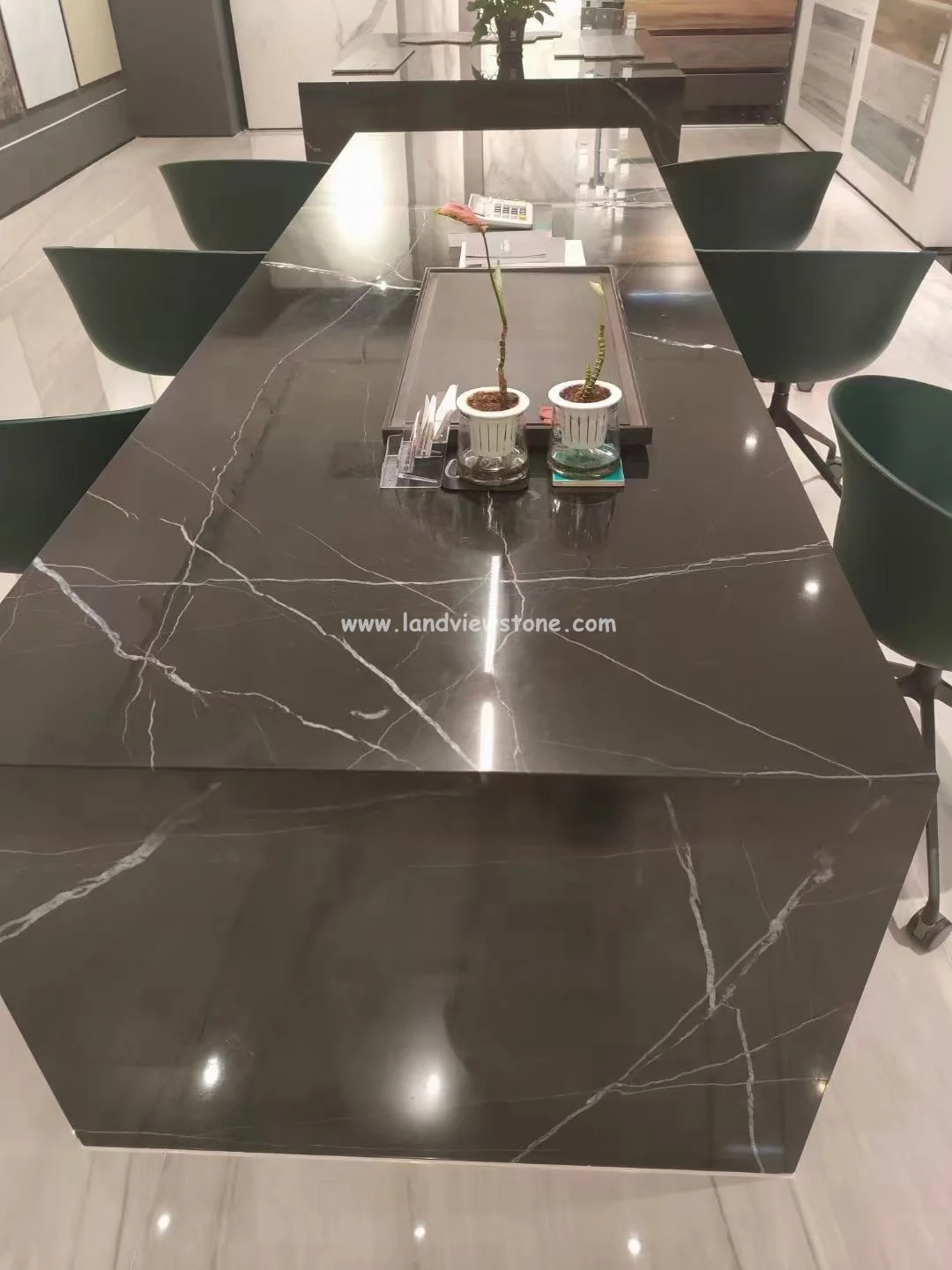 Night Sky Marble Nero Marquina Marble Kitchen and Bathroom Countertop