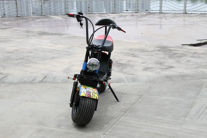 Wholesale 1000W small Harley battery car citycoco48V lithium battery scooter motorcycle scooter