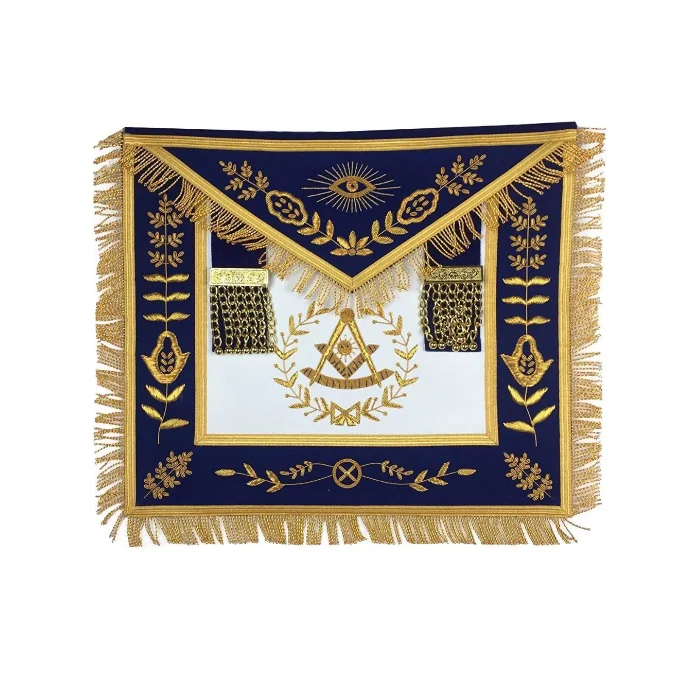 Wholesale Handmade Embroidery Craft Masonic Leather Apron beautiful regalia Holiday Decoration Gift