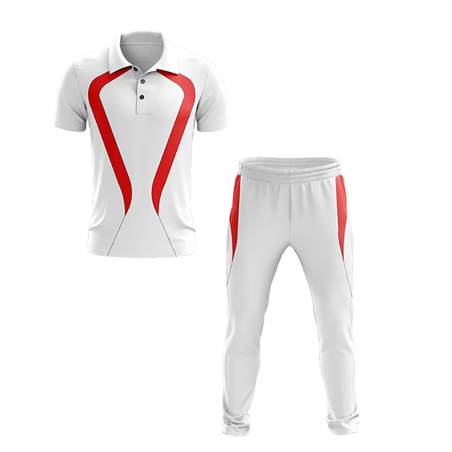 Quick dry Sublimation Cricket Uniform Jersey Best Quality Cricket Kit Design Uniforms Customized Colors