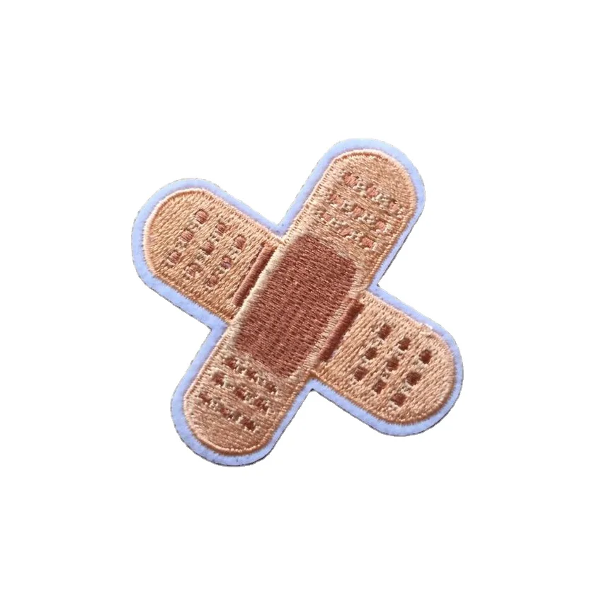 Customized Factory Made Cheap Price Fabric Embroidered Patch Badges Sew Embroidery Patches Clothing Woven Badges Patch