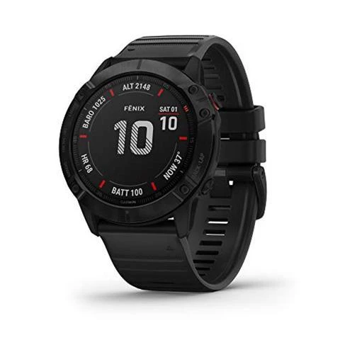 Best Quality Gar-mins Fenix 6X Pro, Premium Multisport GPS Watch, Features Mapping, Music, Grade-Adjusted Pace Guidance and Puls