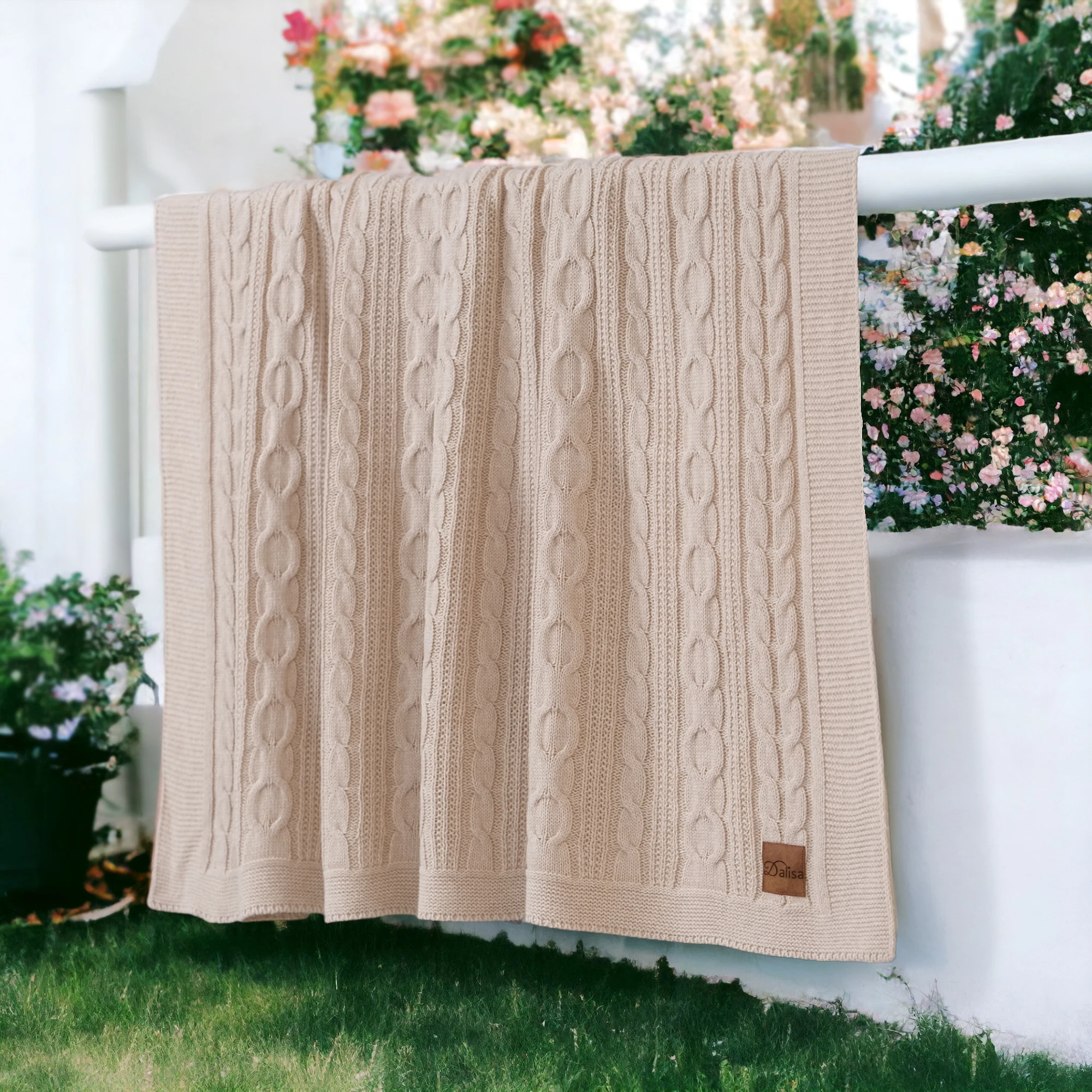 100% Acrylic CUO Blanket 150*200 Cm High Quality Home Blanket Crochet Cable Knit Blanket Best Price Home