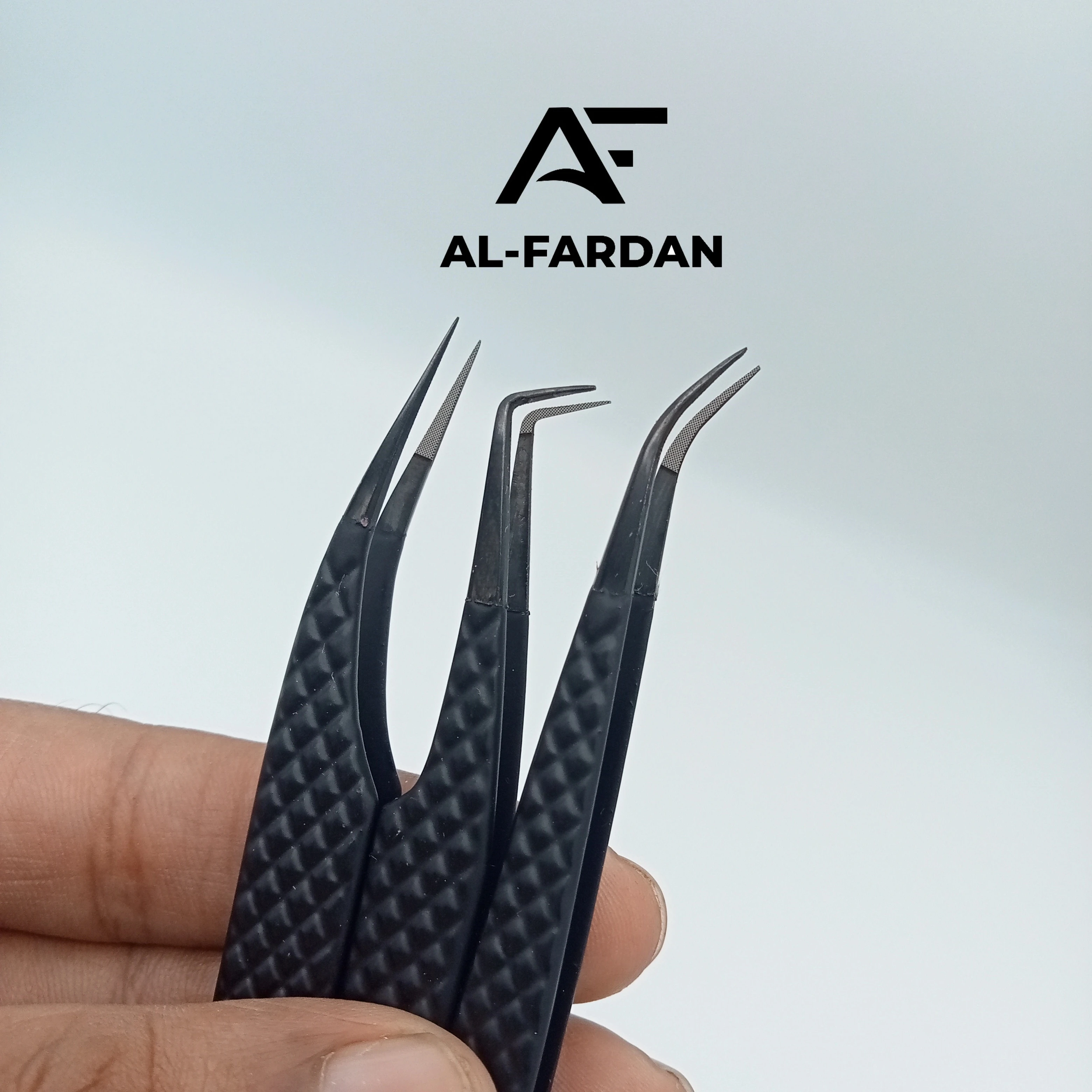 Lash Extension Tweezers Fiber Nano Grip Black Plasma Tips Diamond Grip Isolation Eyelash Tweezer With Custom Logo And Card Boxes