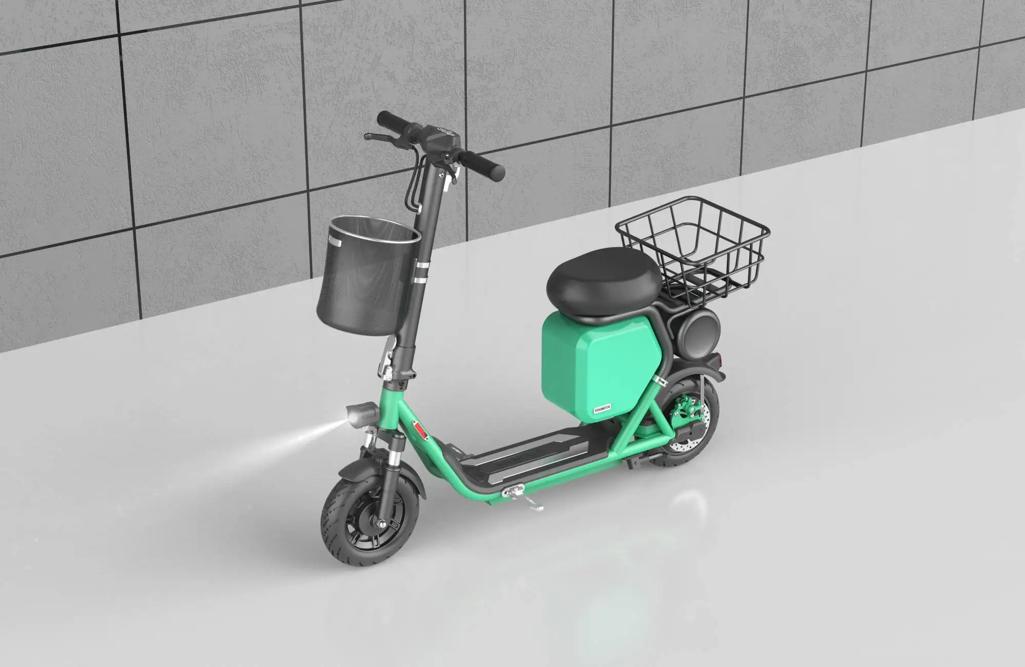 Electric Scooter With Seat Two Wheels OEM Power Time Charging Color 25km/h E-Scooter for adults