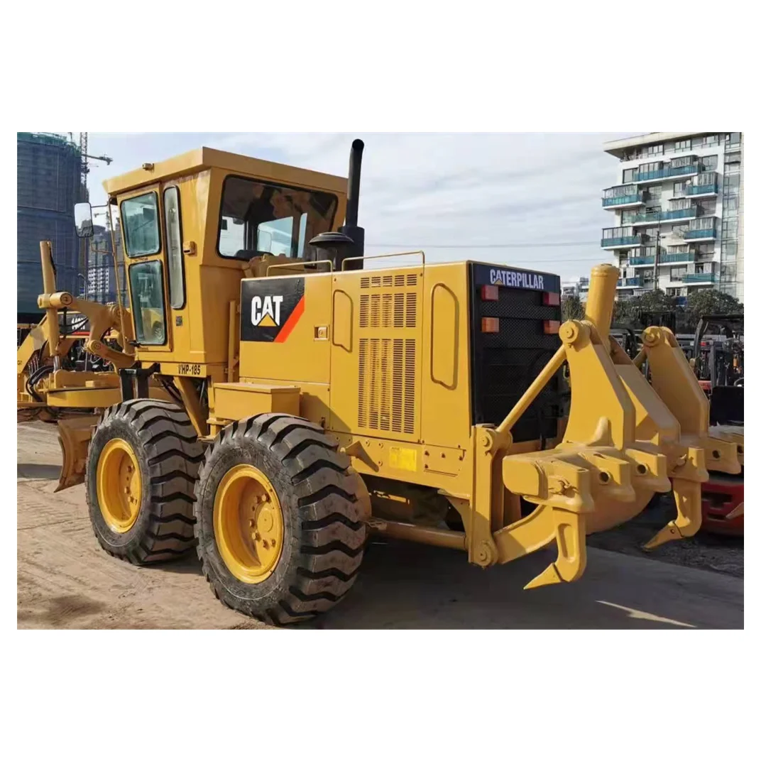 Caterpillar 140H motor grader used grader machine quality construction equipment original CAT140H in good condition in Shanghai