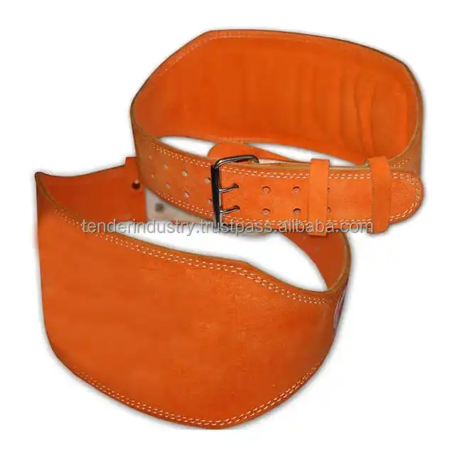 Tender Industry Power Lifting Belt Genuine Leather Power Heavy Duty Weight Lifting Bodybuilding Belt
