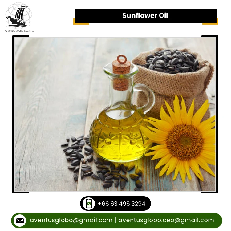 High Quality Food Grade Wholesale Pure Refine Bulk Cooking Sunflower Oil from Thailand at Competitive Price