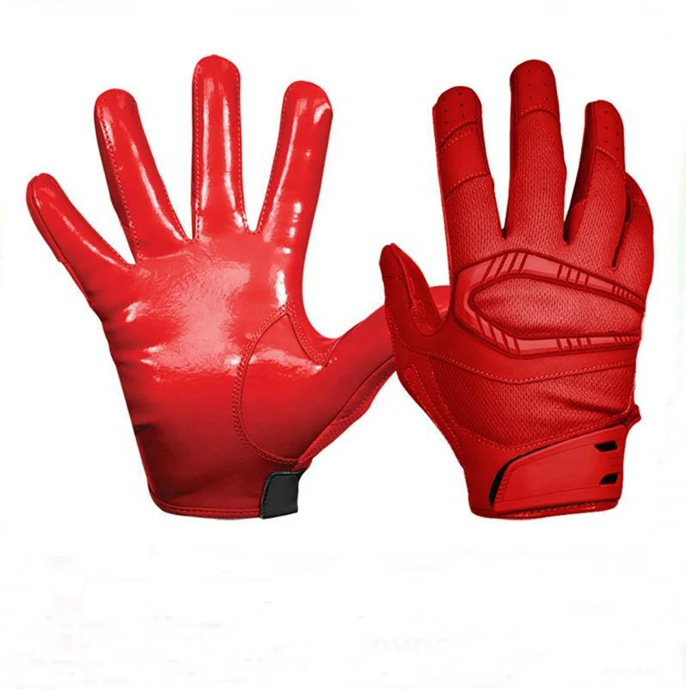Wholesale Custom Design American Football Gloves Comfortable Palm American Football Gloves