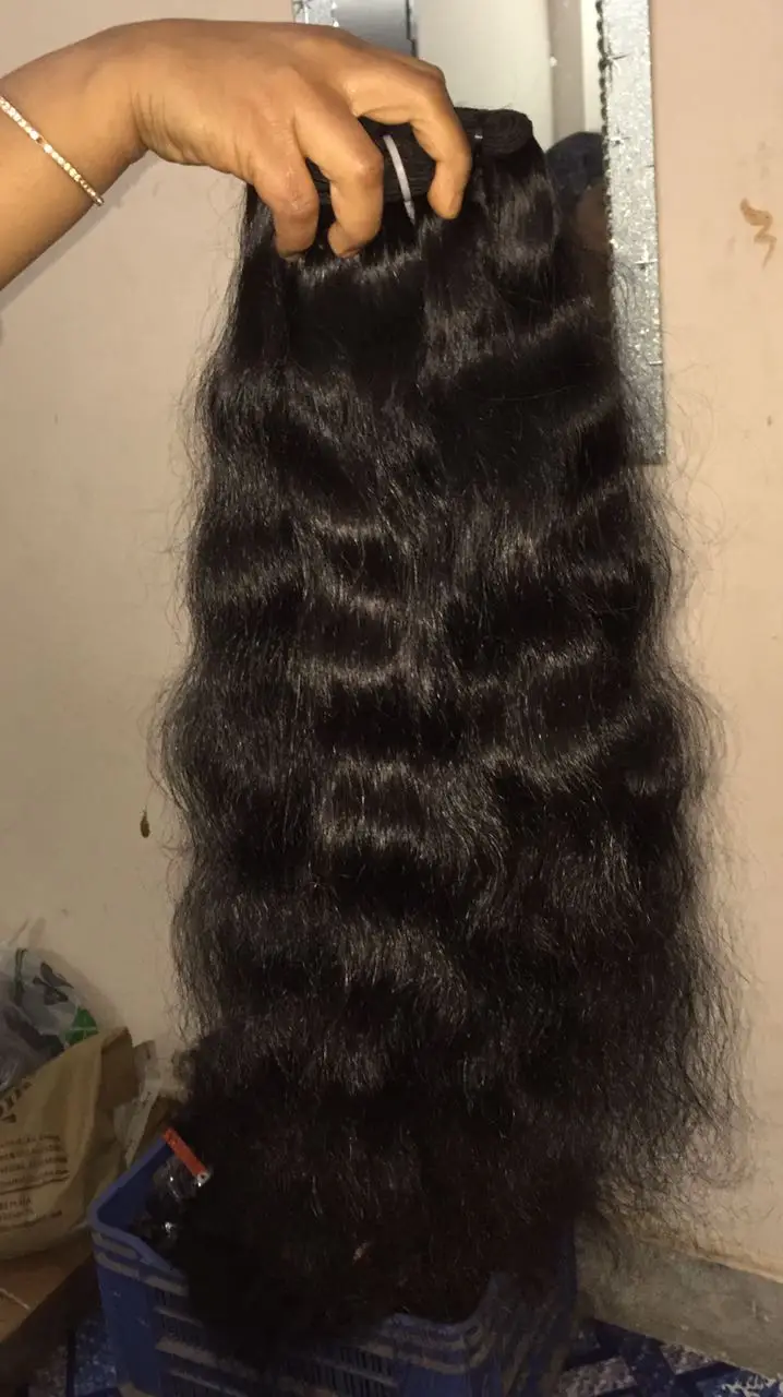 Wholesale Raw Cuticle Aligned Hair 100% Virgin Human Hair Indian Hair Straight Bundles With Lace Frontal