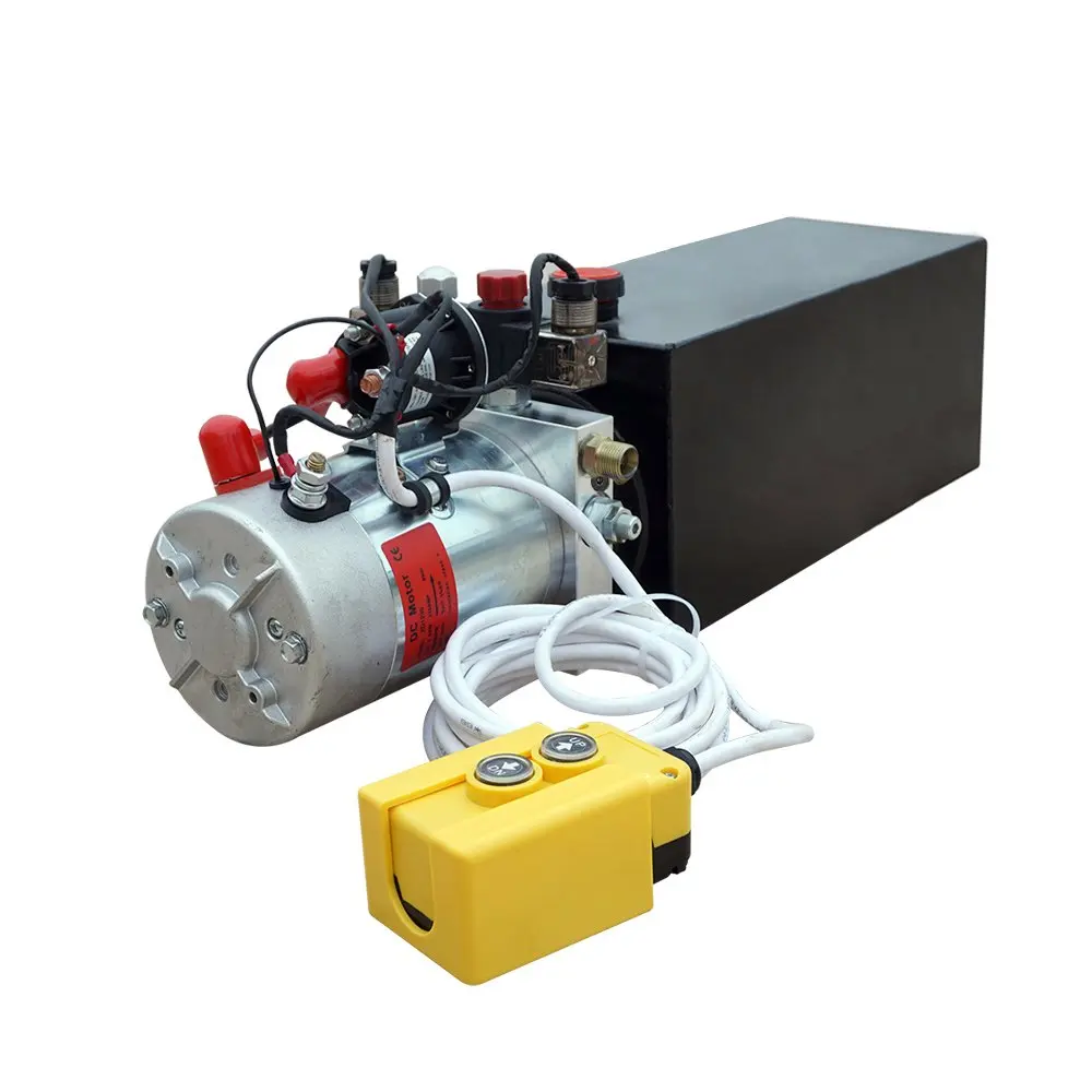 Dump trailer hydraulic hoist kit double acting hydraulic cylinder and power pack 2