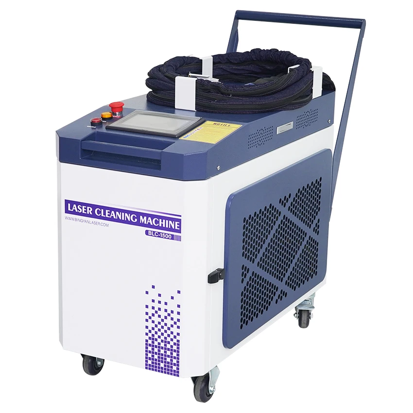 laser cleaner rust removal 2000 watt laser cleaner galvo head laser machine clean rust Used Stainless Steel Metal Parts