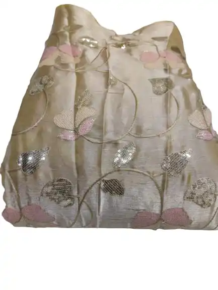 Indian Export Quality Embroidery Pattern Fabrics Tulle Lace Fabric for Wedding and Party Dresses Available at Wholesale Price