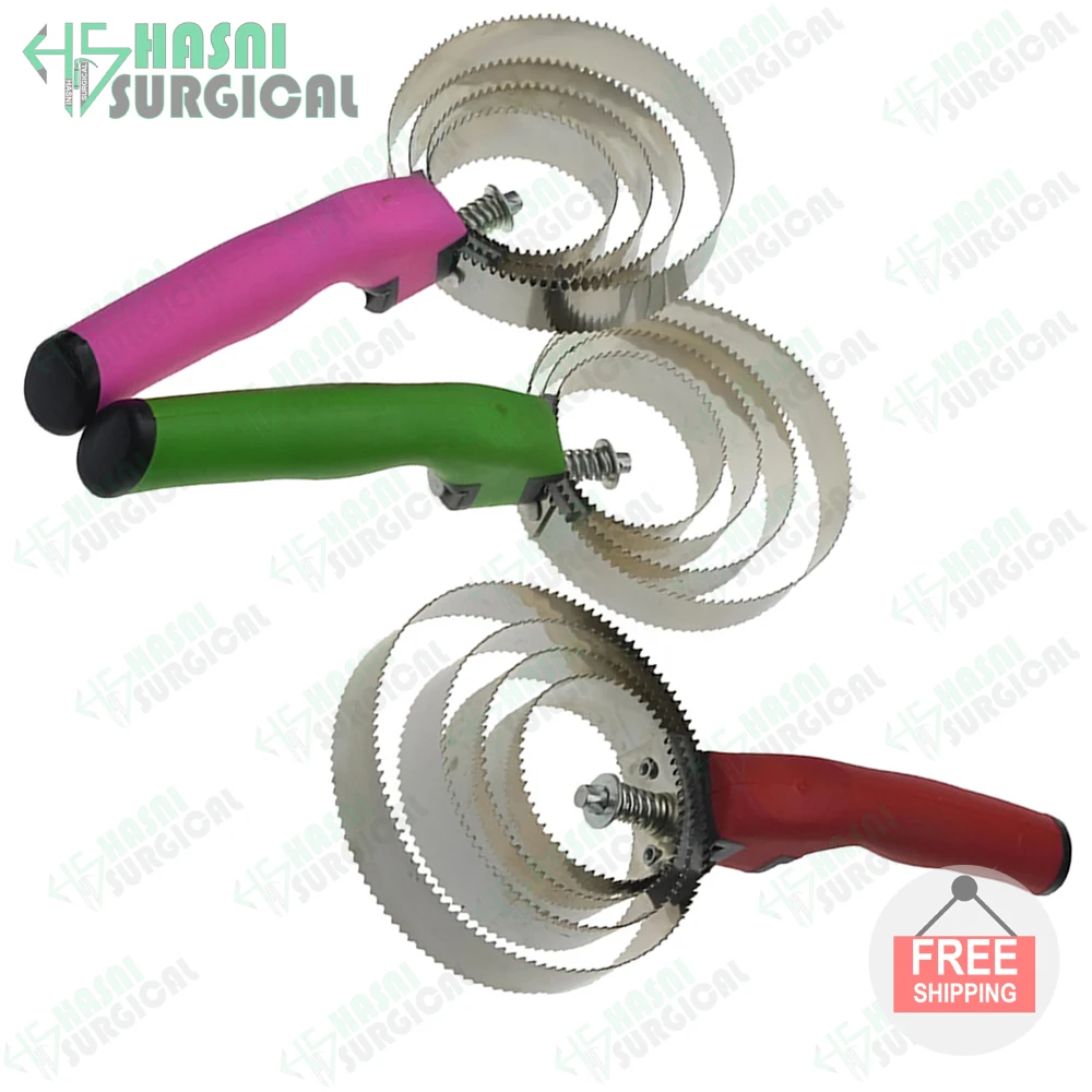 Stainless Steel Cattle Horse Hair Comb, Veterinary Instrument, 4-5-6 Circle by Hasni Surgical CE /ISO Approved