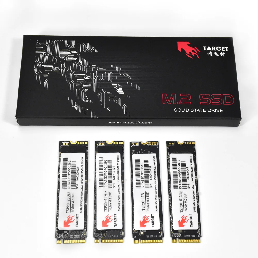 Target M.2 Pcie Nvme Ssd 128gb 256gb 512gb 1tb 2tb Internal Solid State Hard Disk Drive ssd nvme
