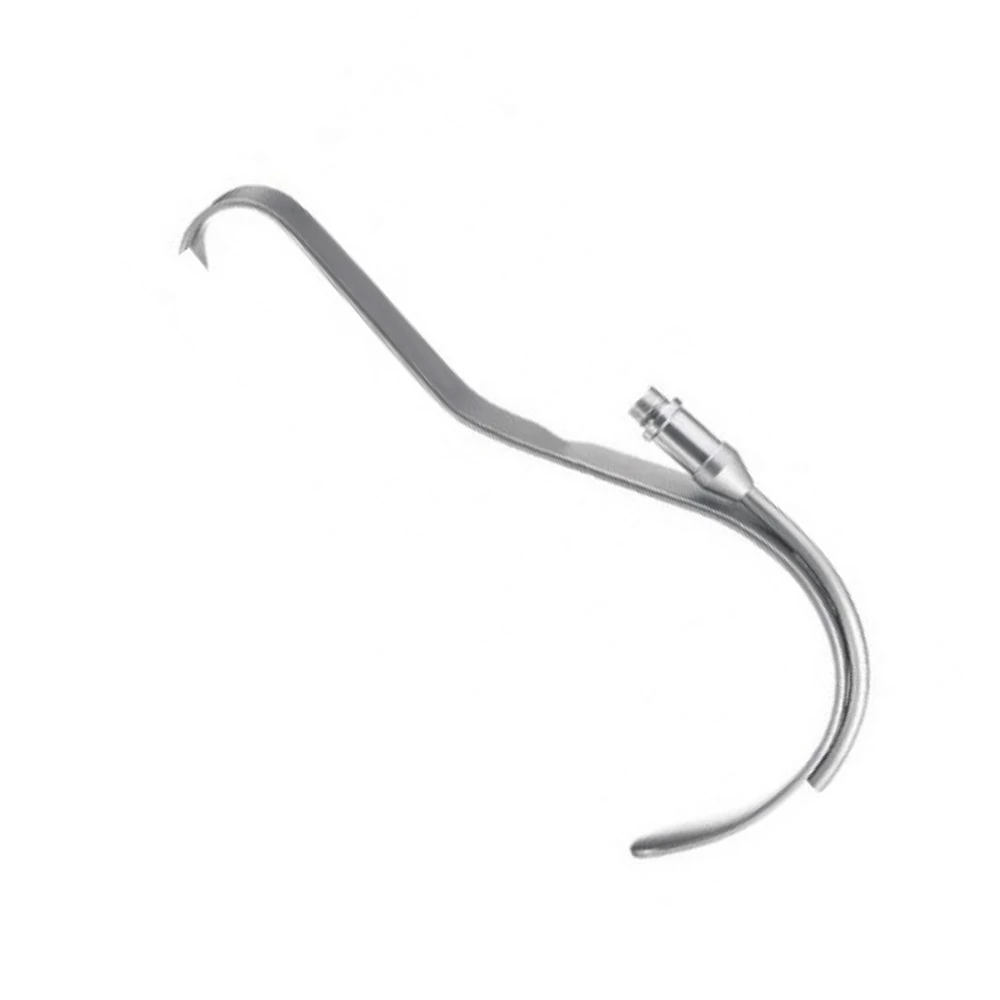 High Grade Tebbetts Breast Retractor Fiber Optic Light Guide And Suction Tube Retractor Stainless Steel Endoscopic Retractor