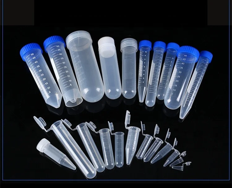 Прозрачная пластиковая пробирка на заказ