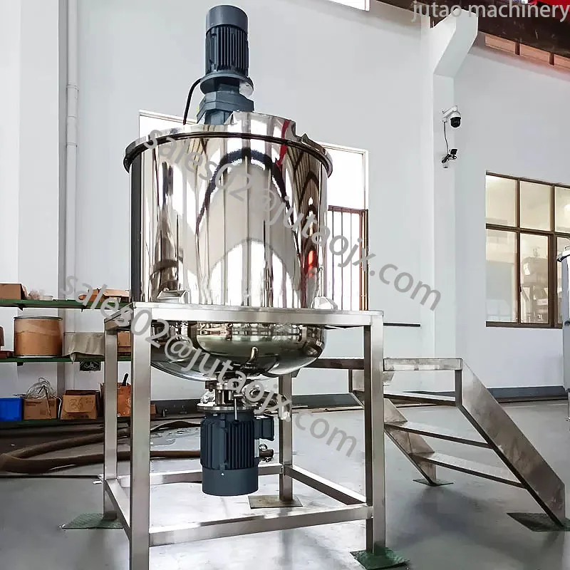 Stainless Steel Mixing Tank Shampoo And Conditioner Production Emulsion Homogenizer And Mixer