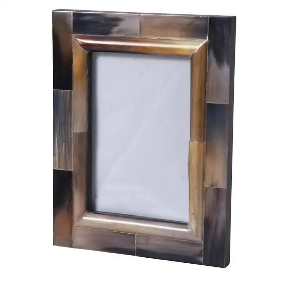 High quality buffalo horn Home Decorations  photo frame with unique design Use for wall hanging picture frame Falak World Export