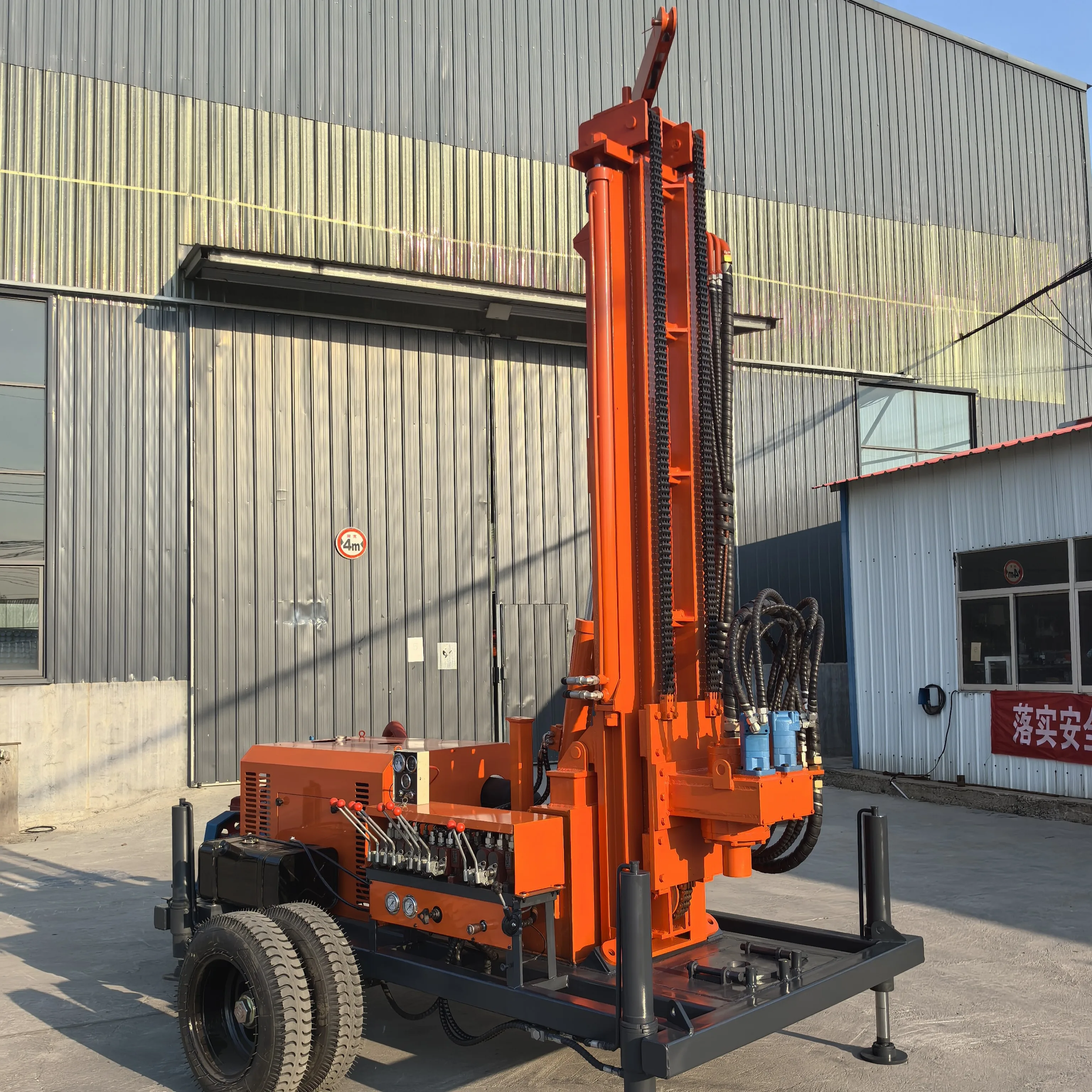 DW150 Portable Mine Drilling Water Well Drilling Rig Machine Borehole Drill Rig Price for Sale