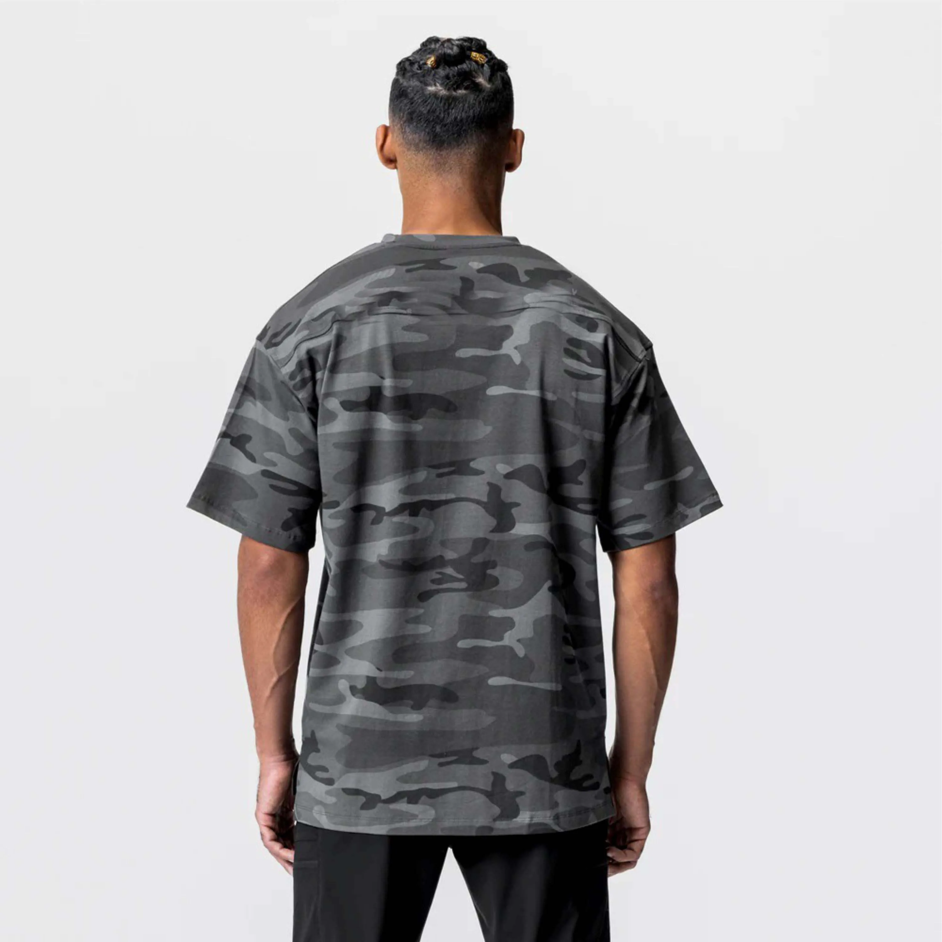 Men Camo Pattern Short Sleeve Tee - Stylish and Comfortable Camouflage T-Shirt for Outdoor and Casual Wear