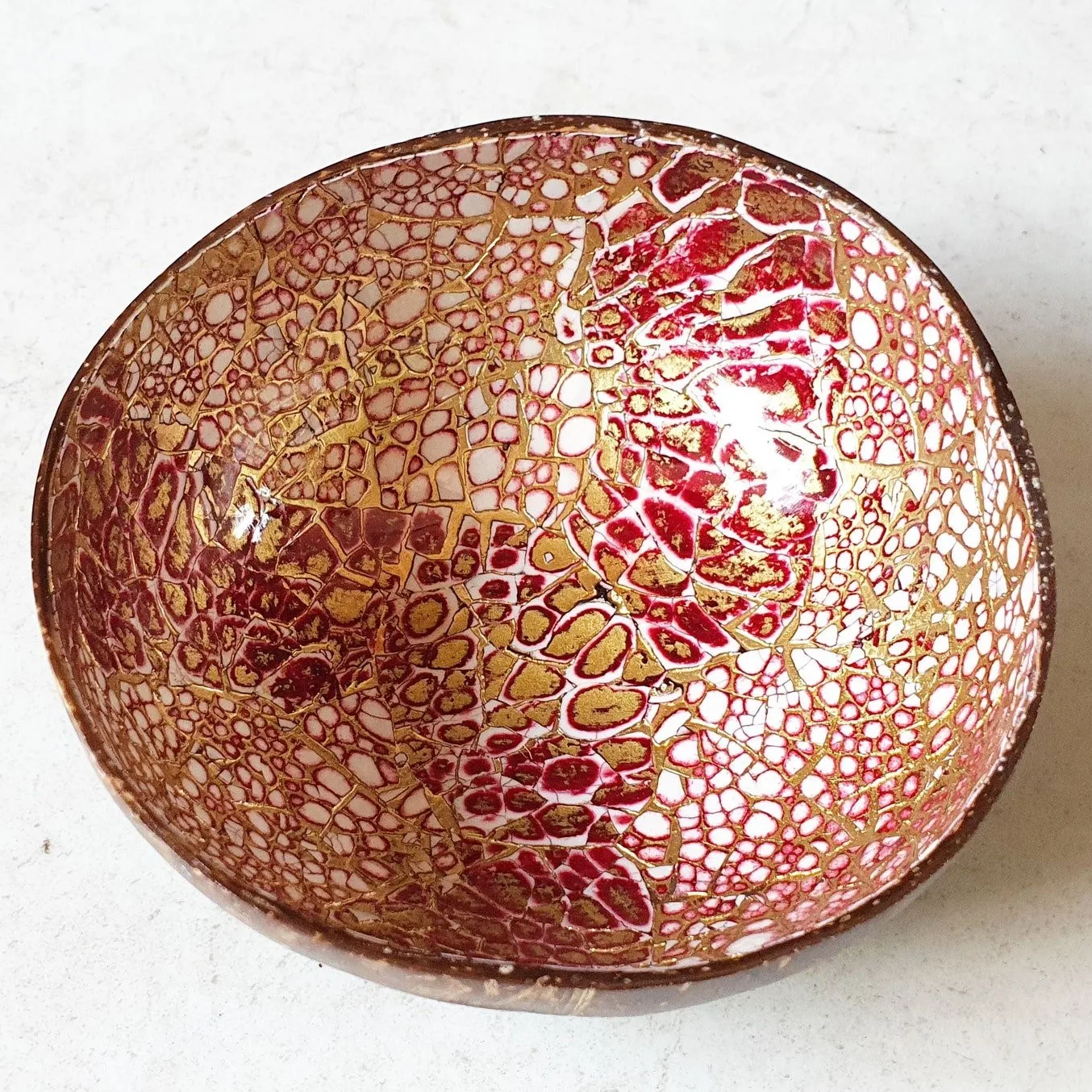 Colorful bowls lacquer inlay bowl coconut shell lacquered mother of pearl bowls cheap lacquerware