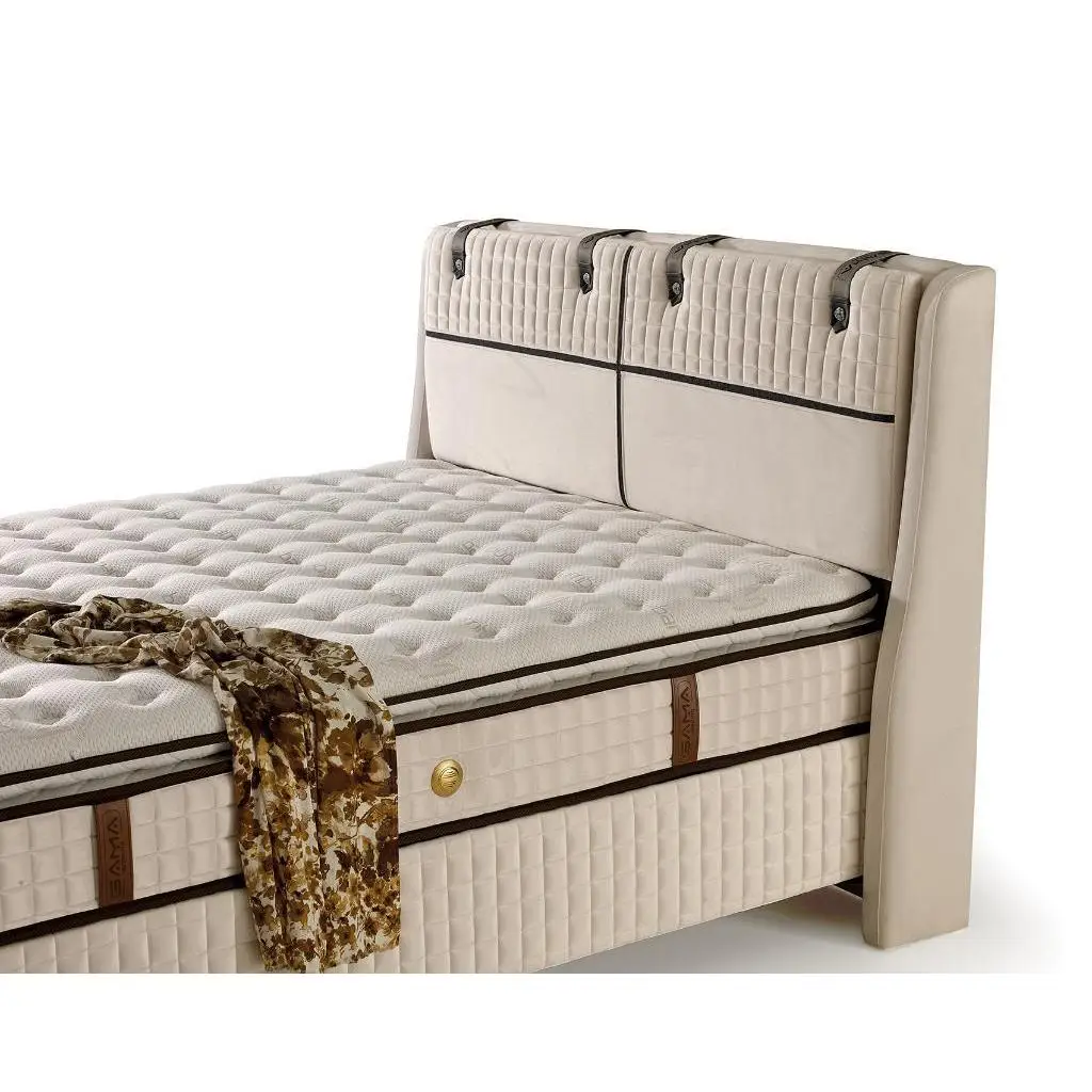 MD Story 180x200 Double Bed Base, Headboard Set GM1161