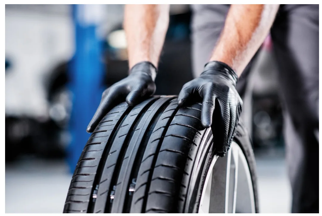 Glove Nitrile Black Gogrip of Mechanical Work