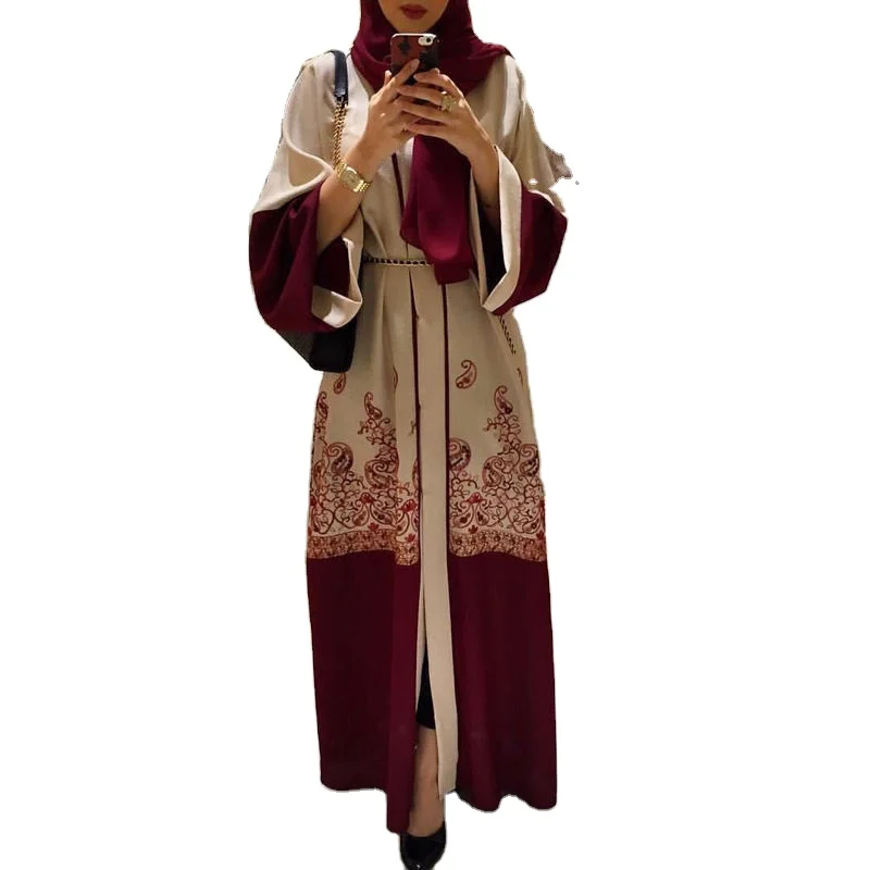 Arabic Traditional Muslim Clothing Accessories 2 piece set high quality nida prayer abaya for women